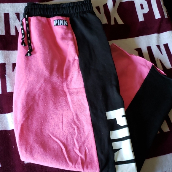 PINK Victoria's Secret Pants - Victoria's secret pink boyfriend pants size large